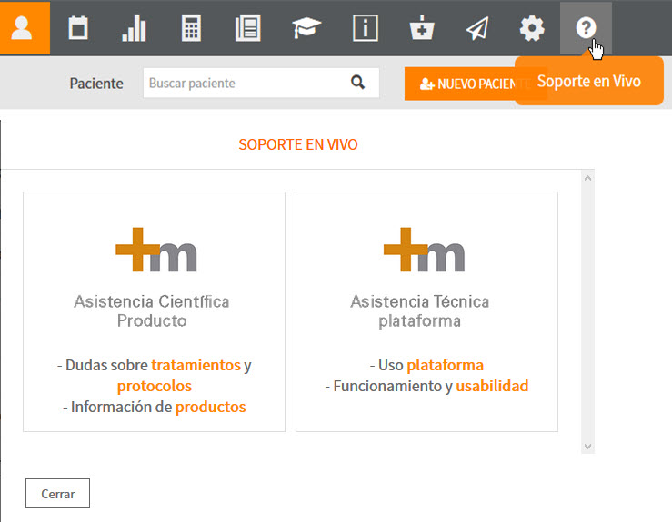 Soporte en Vivo